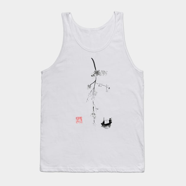 branch on river li Tank Top by pechane